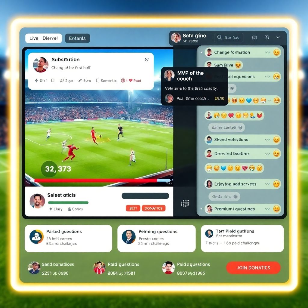 Интерактивность аудитории в лайве футболе: как учитывать и усиливать эффект