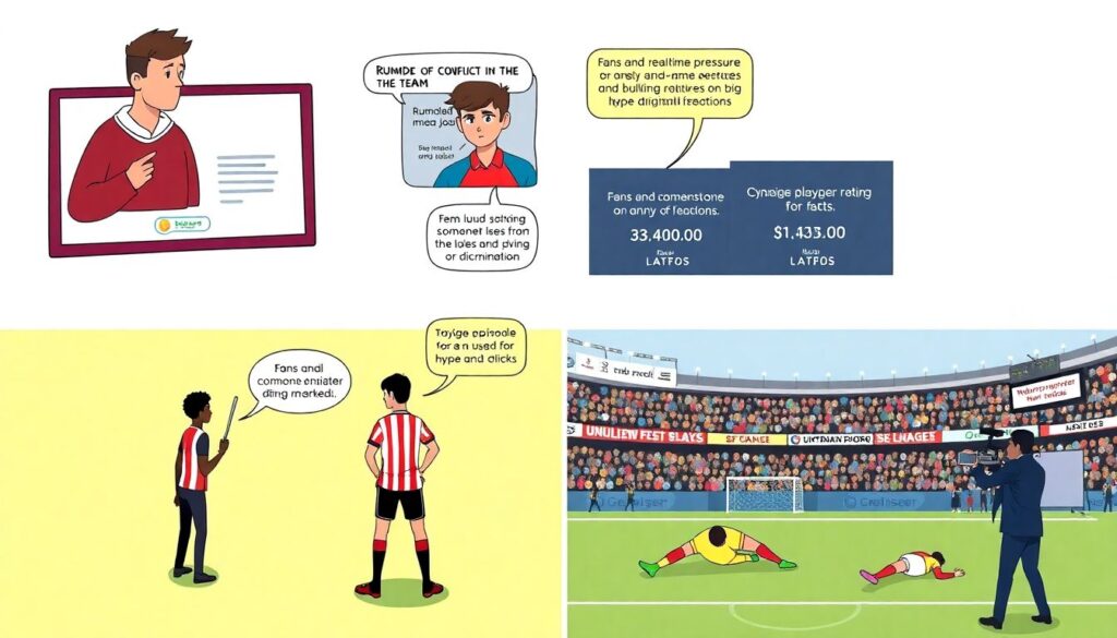 Этика и ответственность в онлайн-репортаже о матче - иллюстрация