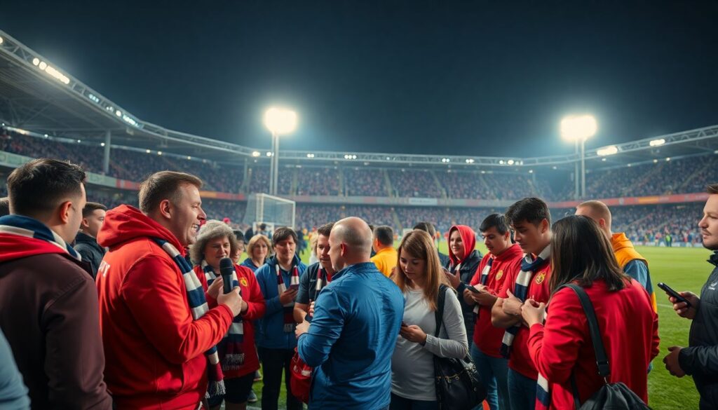 Фан-зона: идеи интерактивов во время матча - иллюстрация