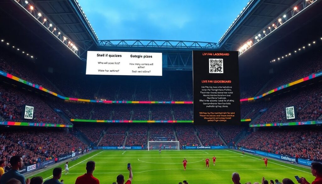 Фан-зона: идеи интерактивов во время матча - иллюстрация
