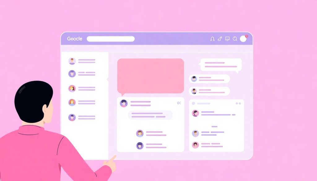 Работа модератора в чате фан-зоны во время трансляции - иллюстрация