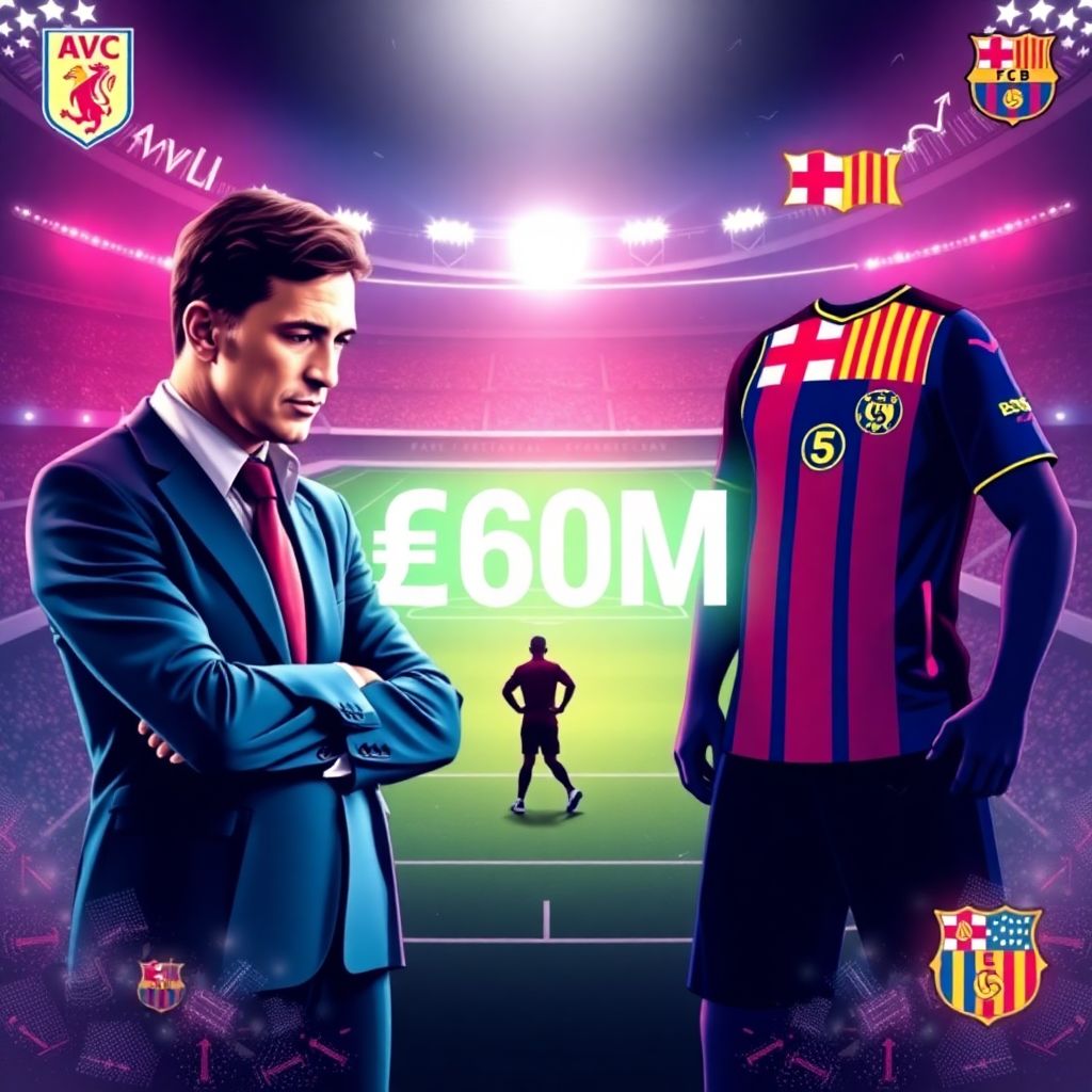 Астон Вилла предлагает Барселоне 60 млн евро за форварда: ставка Эмери