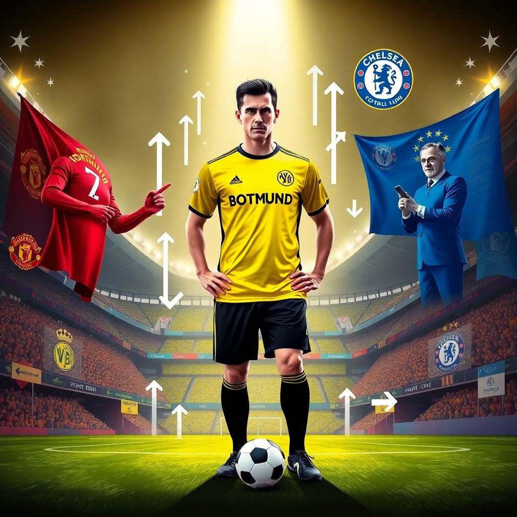 Манчестер Юнайтед и Челси борются за трансфер ключевого полузащитника Боруссии
